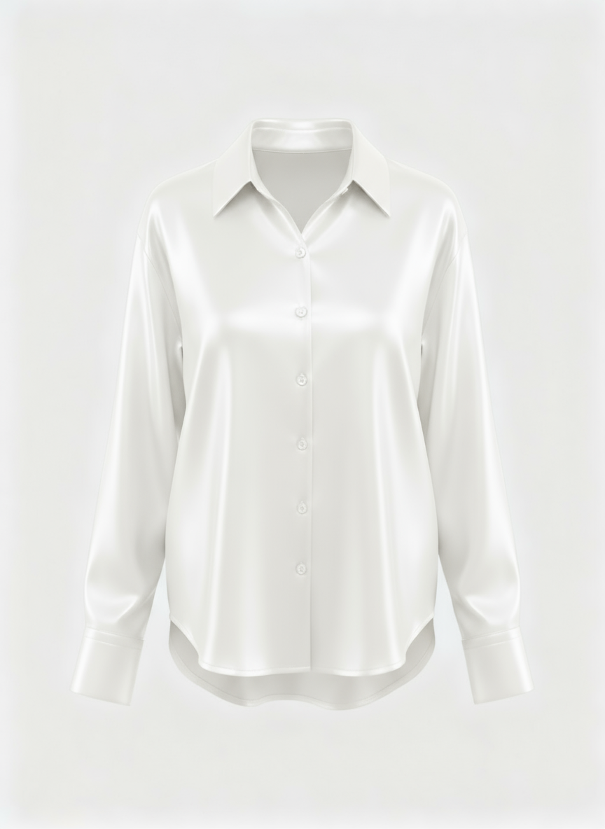 Luxurious Silk Long Sleeve Blouse For Women By Asteria