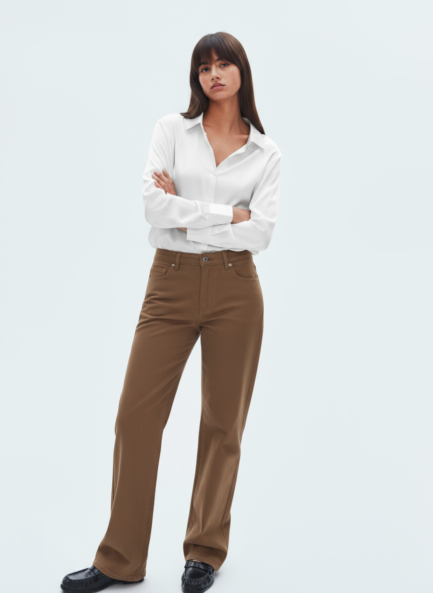 Luxurious Silk Long Sleeve Blouse For Women By Asteria