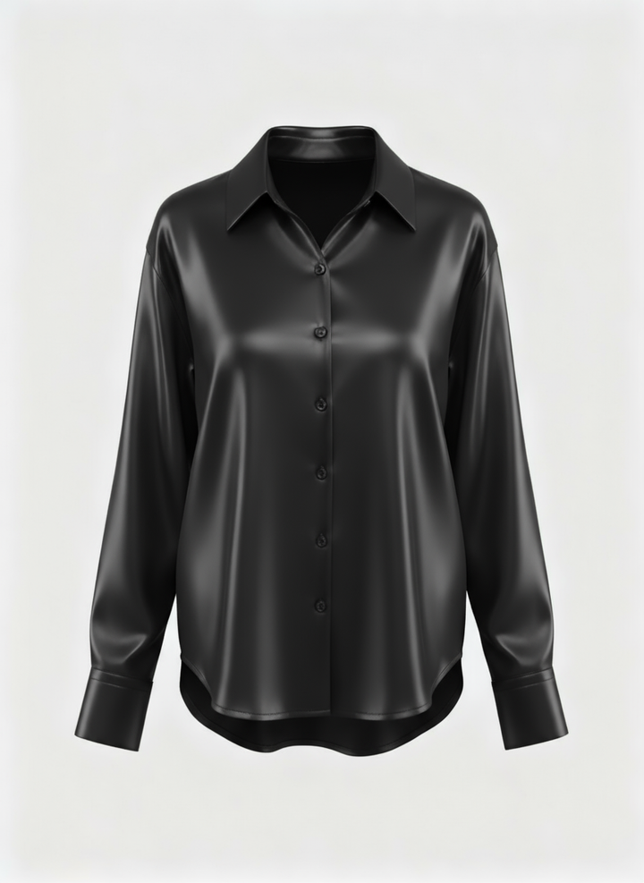Luxurious Silk Long Sleeve Blouse For Women By Asteria