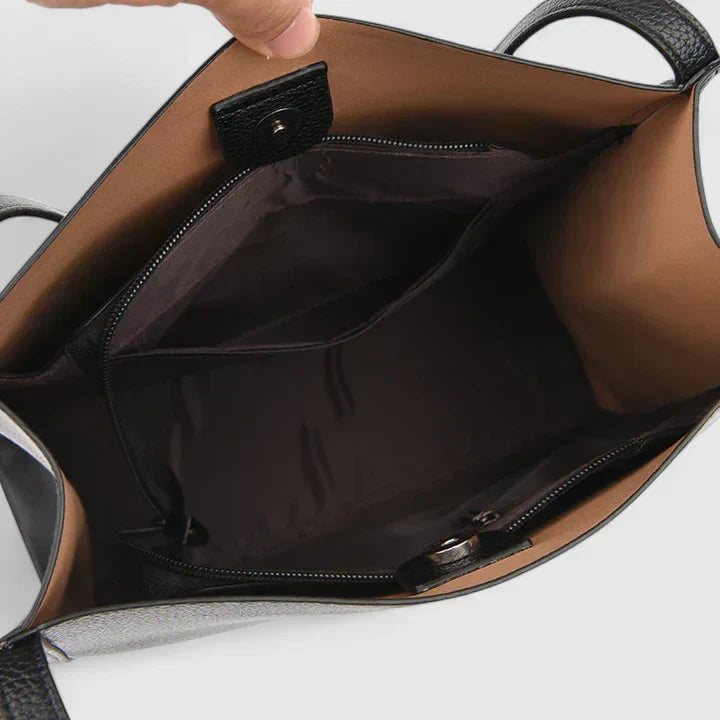 Elara Structured Handbag With Modern Design And Spacious Interiors
