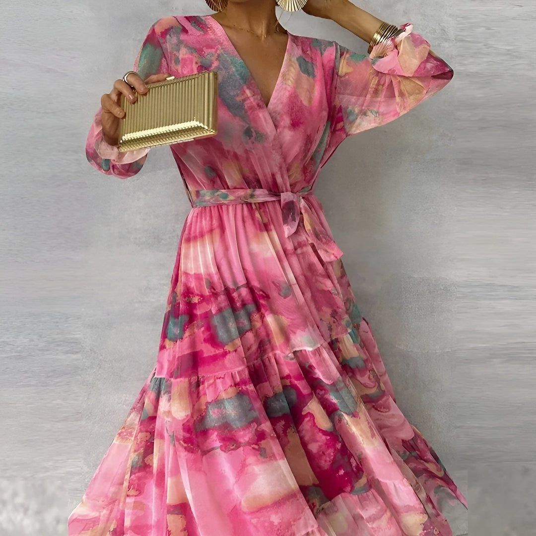 Elara Elegant Pleated Summer Dress Collection Edition