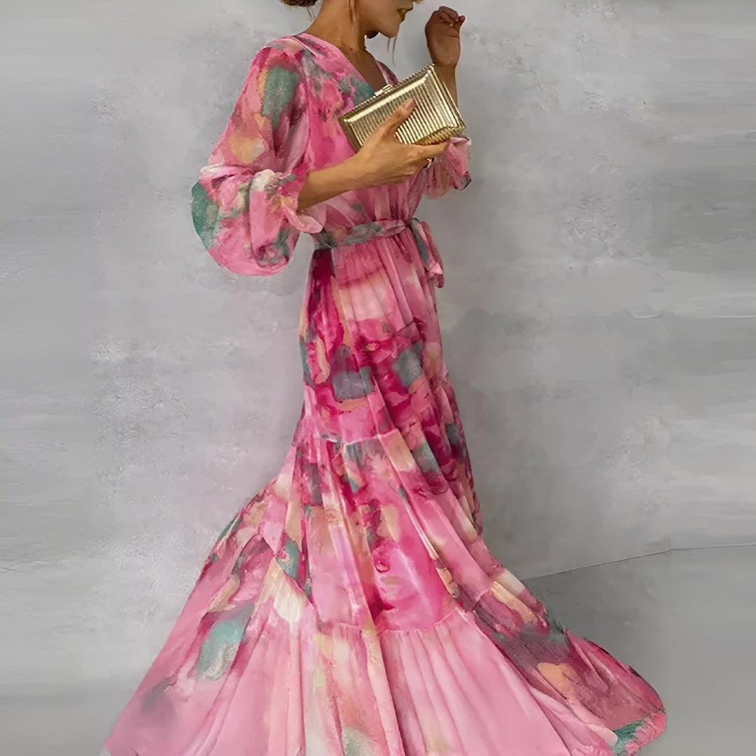 Elara Elegant Pleated Summer Dress Collection Edition