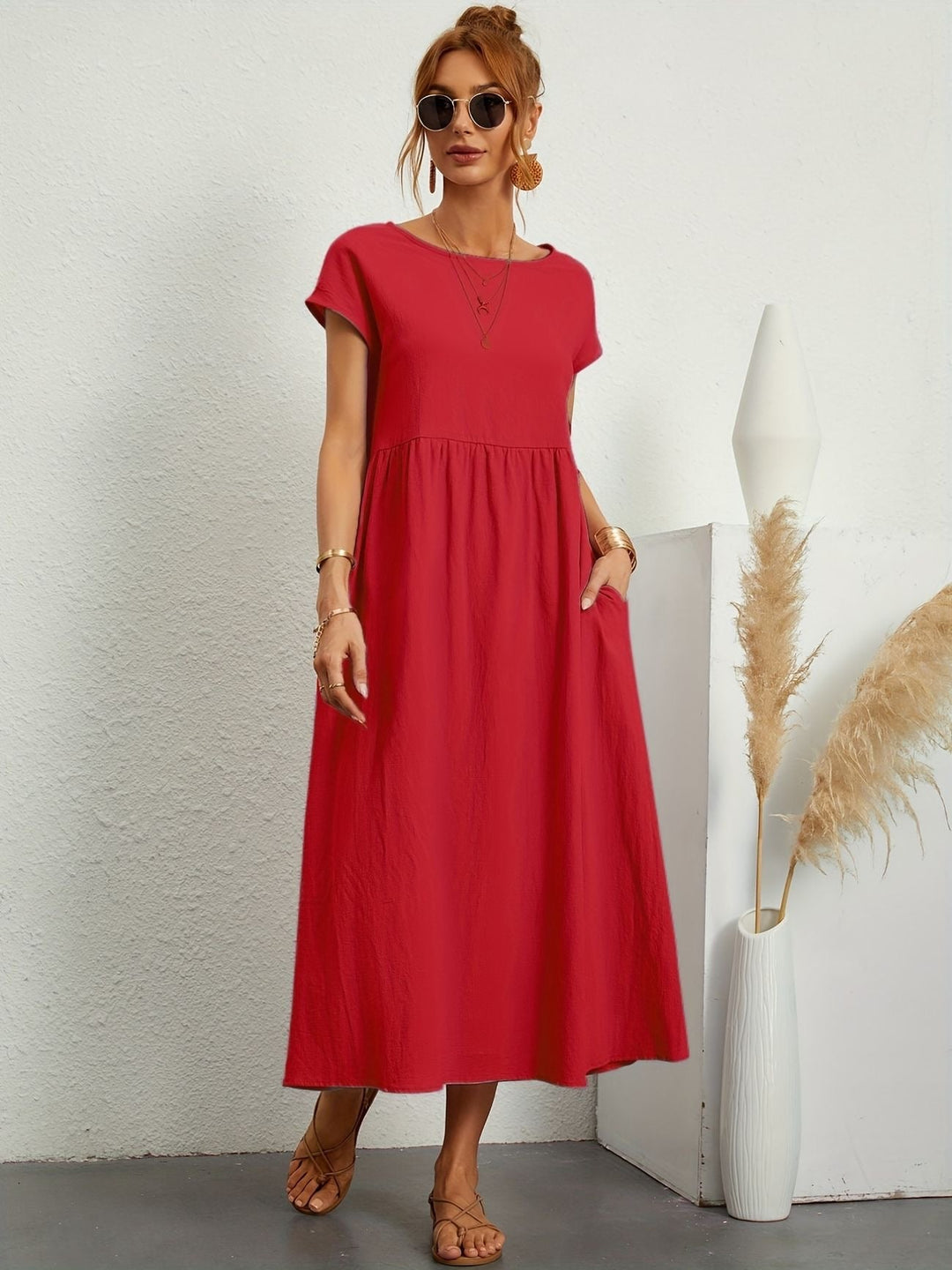 Aurora Elegant Lightweight Dress For Everyday Summer