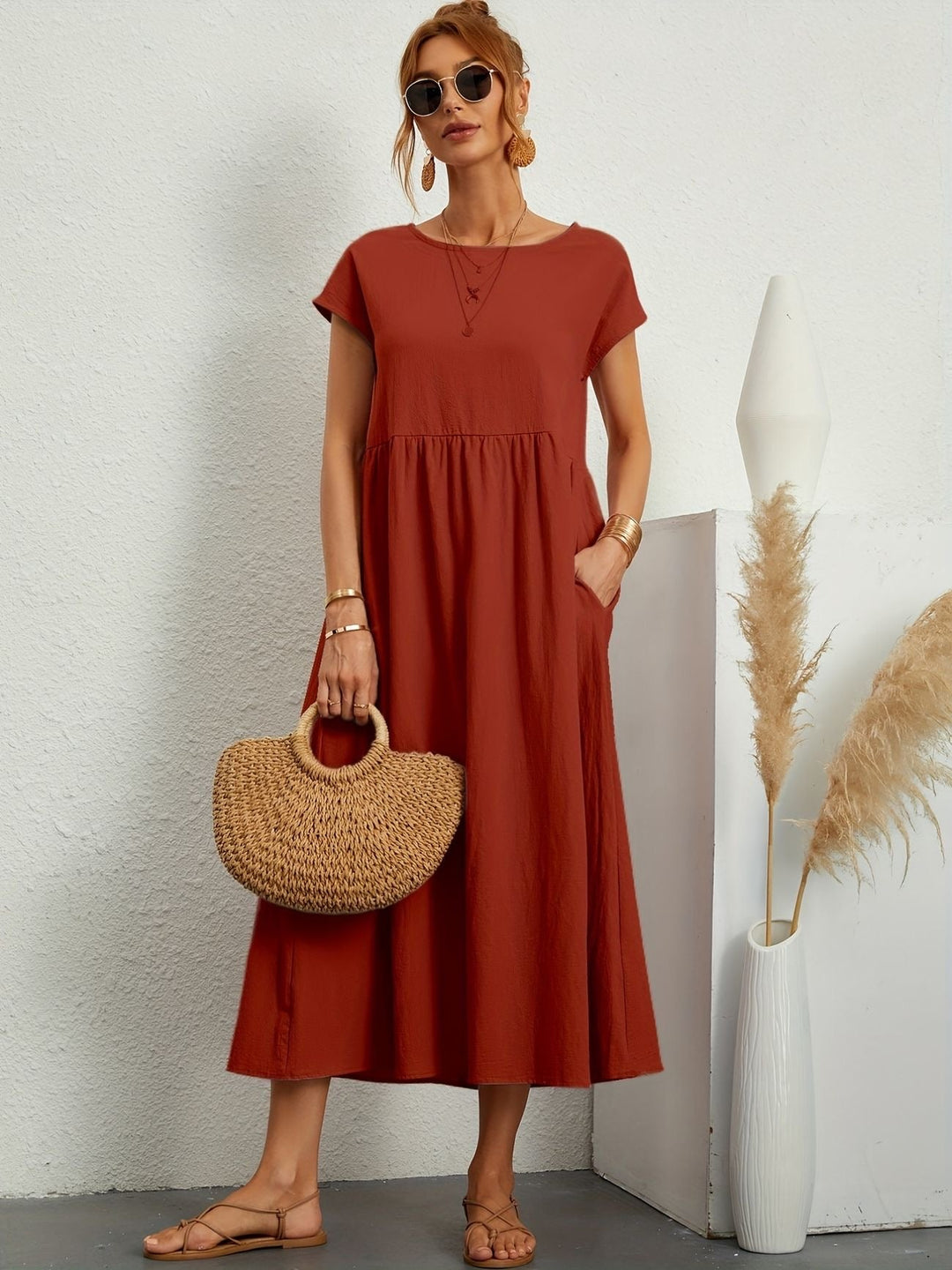 Aurora Elegant Lightweight Dress For Everyday Summer