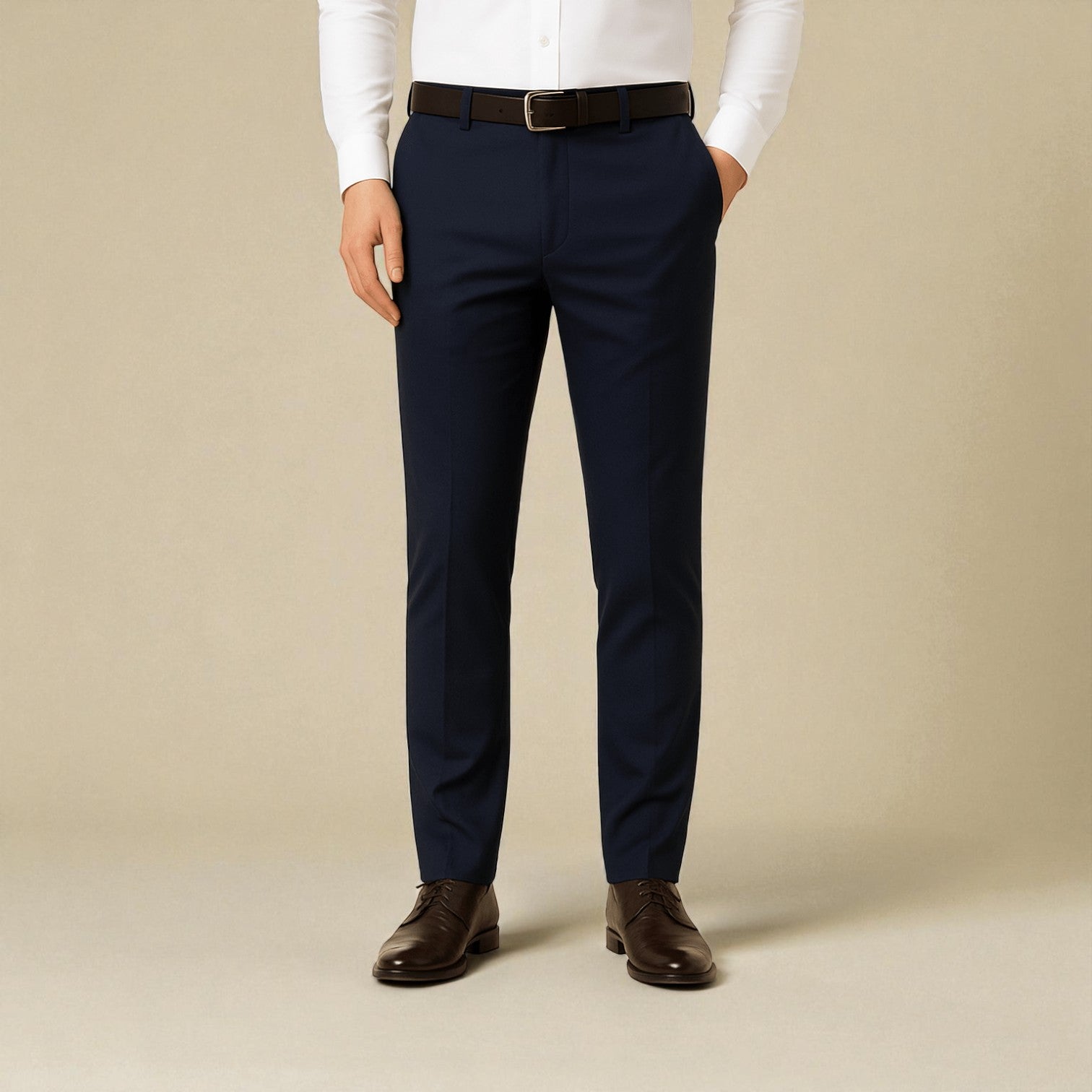 Milan – Men's Stretch Trousers in Tailored Fit 0