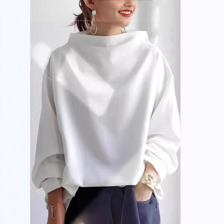 Aurora Women High-Neck Long Sleeve Top Everyday Wear
