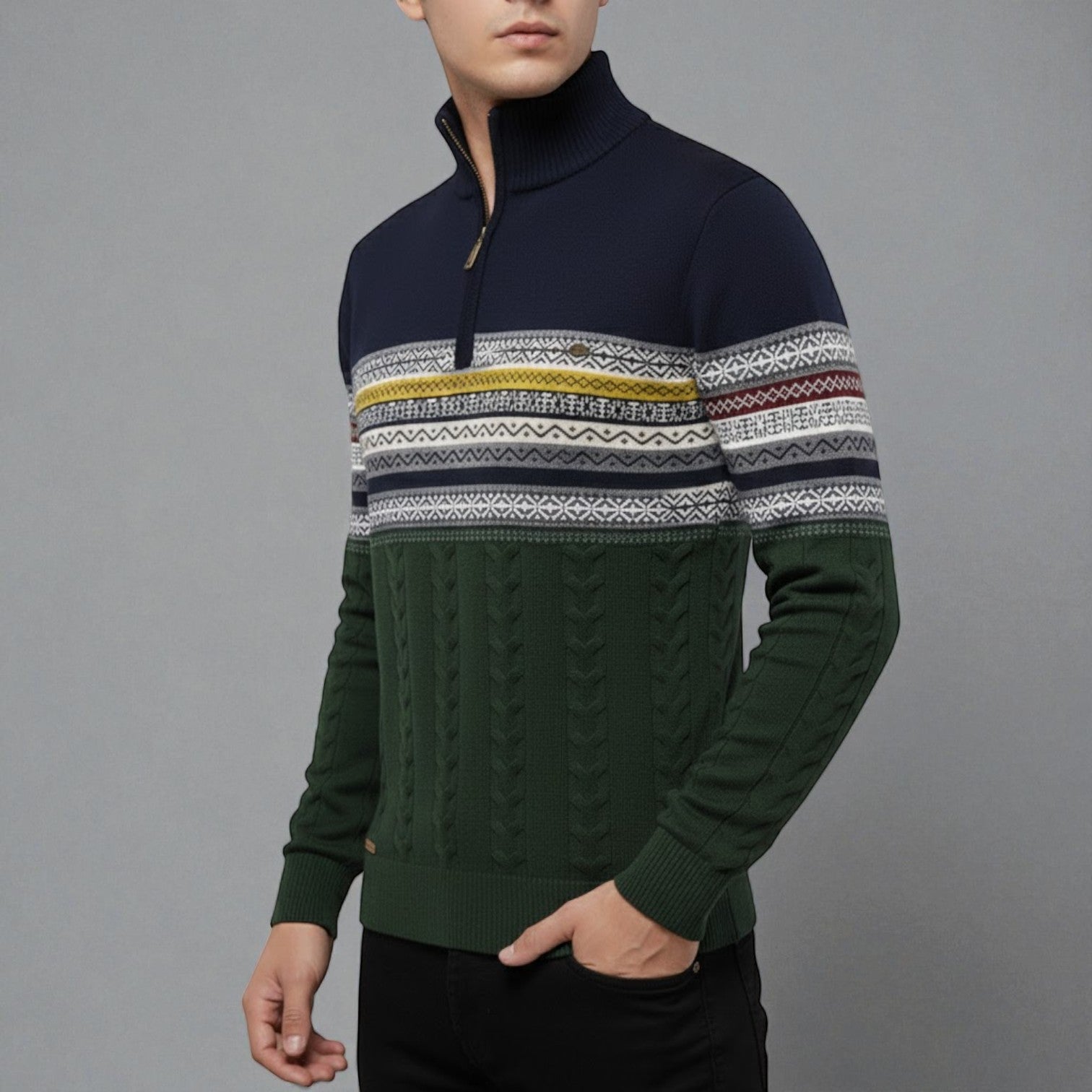 Rudy – Men's Cotton Winter Jumper 9
