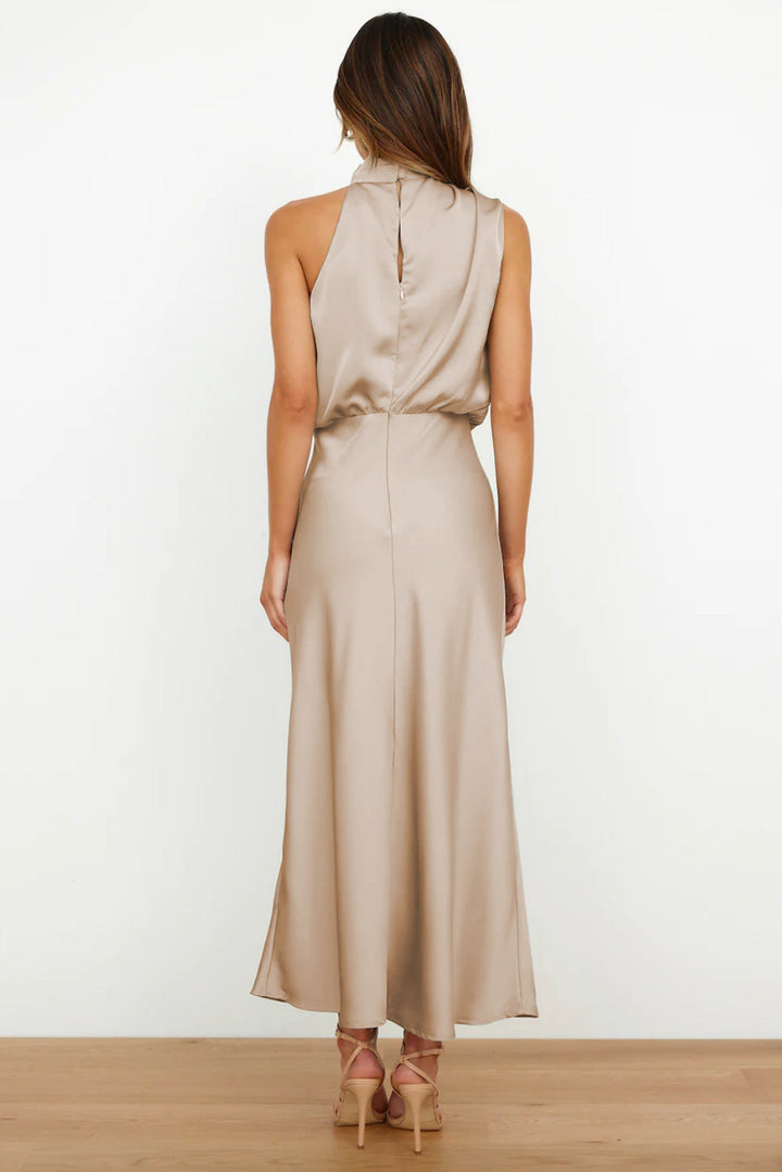 Astra Women's Chic Halter Evening Dress For Summer