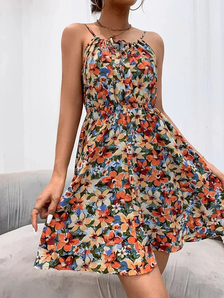 Luma Floral Summer Dress With Effortless Grace And Flow