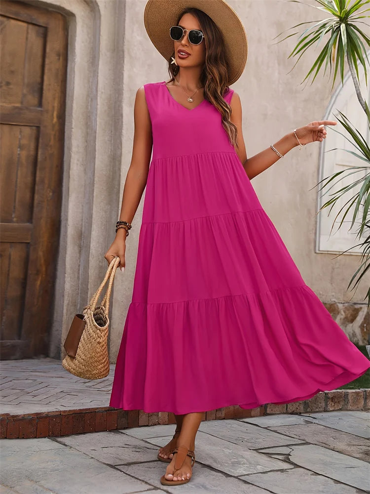 Lyra Colorful Maxi Dress In Bright Hues For Every Occasion