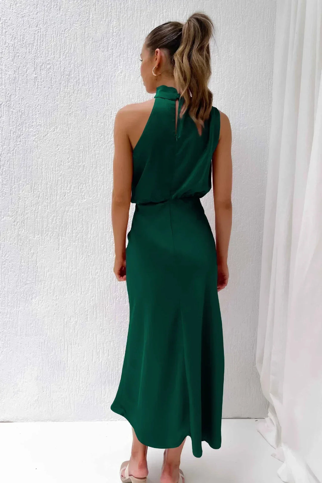 Astra Women's Chic Halter Evening Dress For Summer