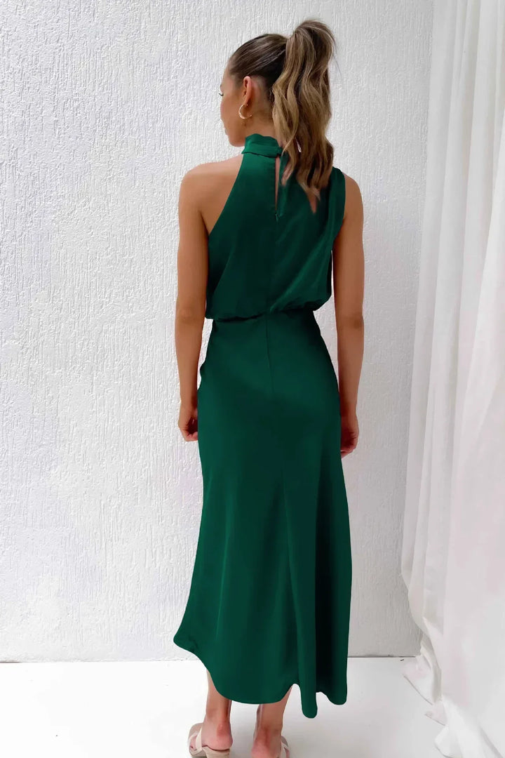 Astra Women's Chic Halter Evening Dress For Summer
