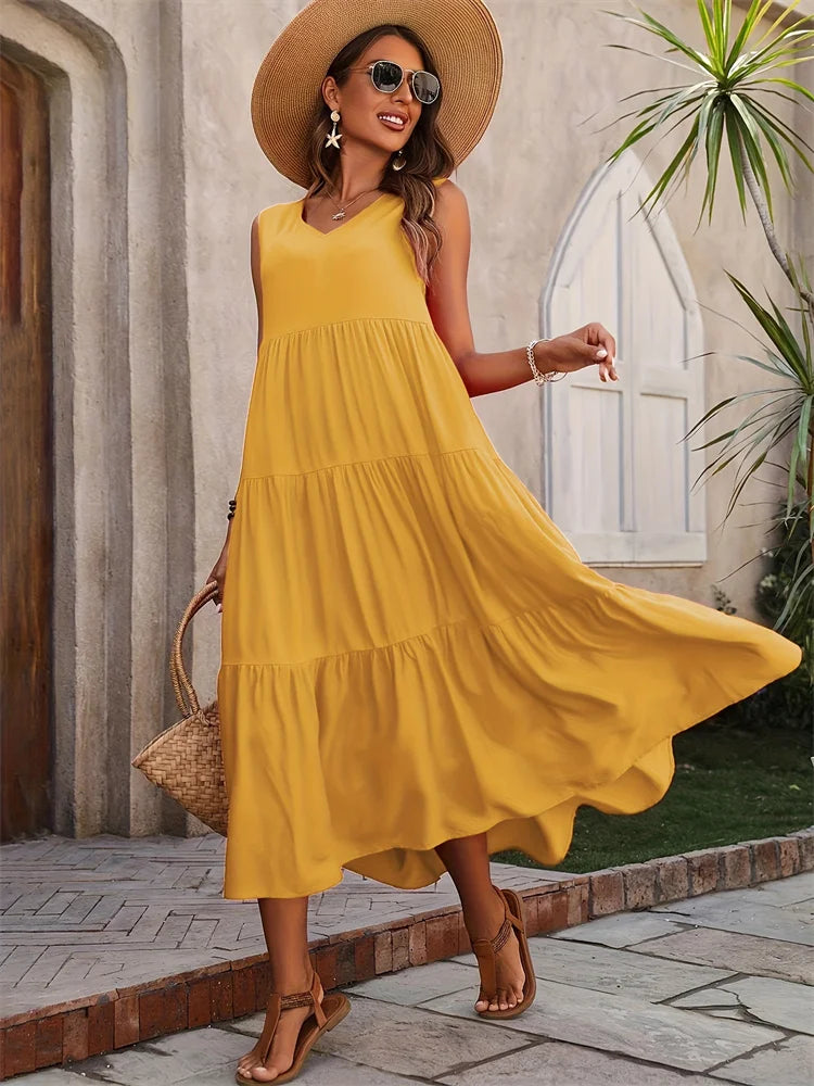 Lyra Colorful Maxi Dress In Bright Hues For Every Occasion