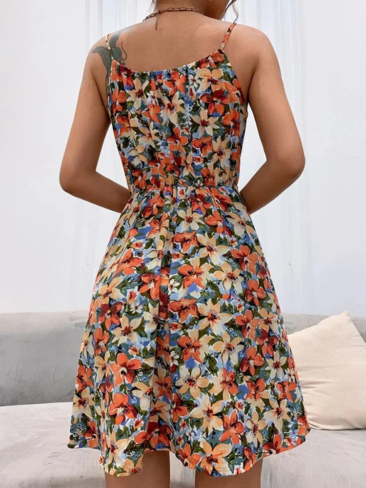 Luma Floral Summer Dress With Effortless Grace And Flow