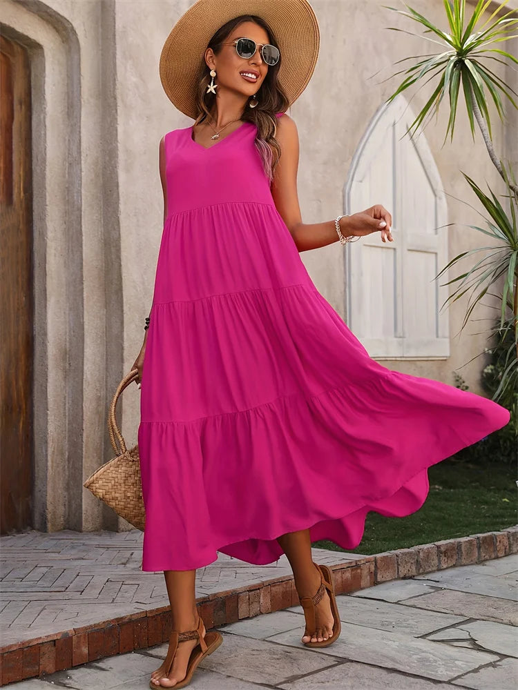 Lyra Colorful Maxi Dress In Bright Hues For Every Occasion