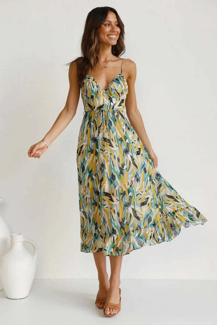AzureLush Dress For Elegant Everyday Fashion For Women