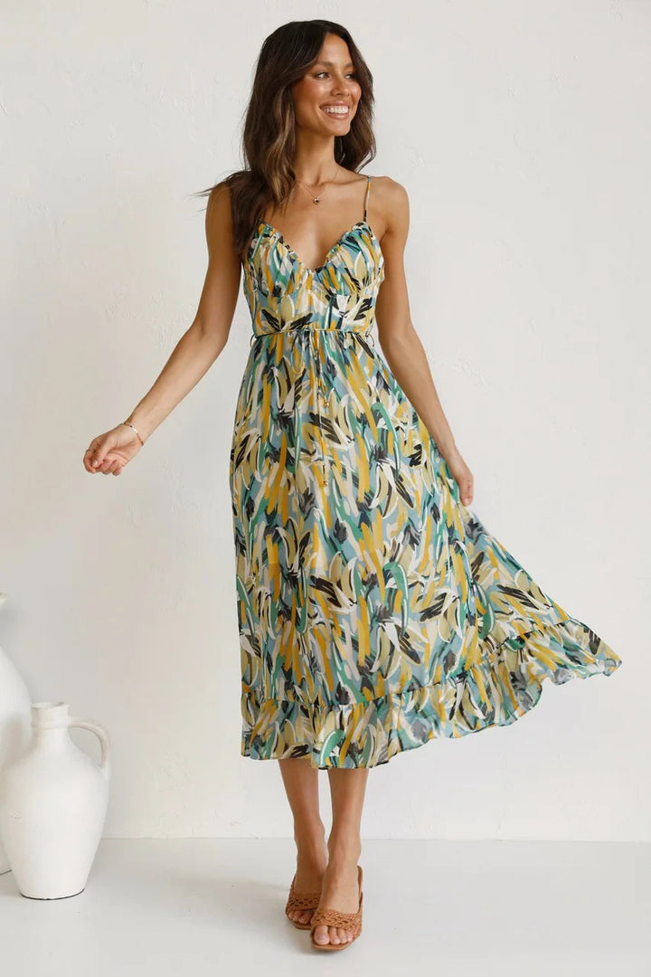 AzureLush Dress For Elegant Everyday Fashion For Women