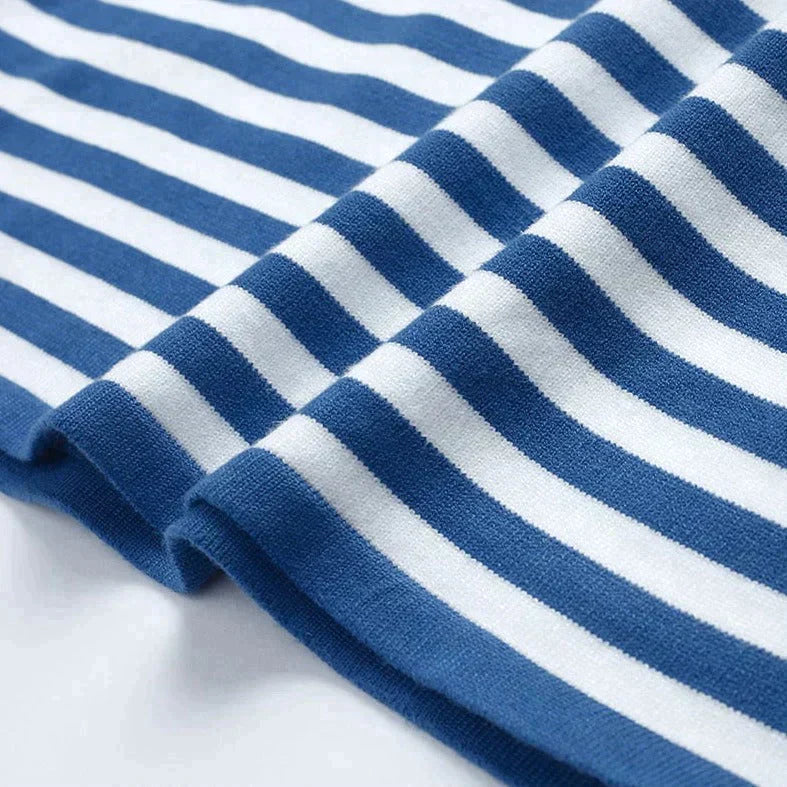 Luma Women Spring Long Sleeve Striped Tee For Everyday Wear