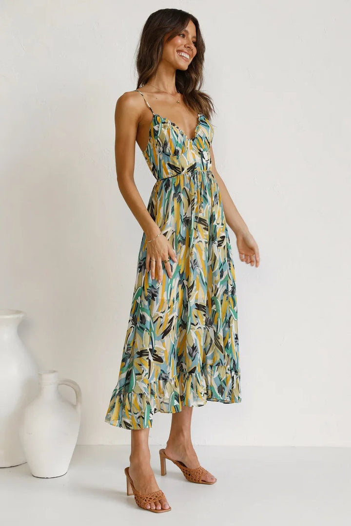AzureLush Dress For Elegant Everyday Fashion For Women