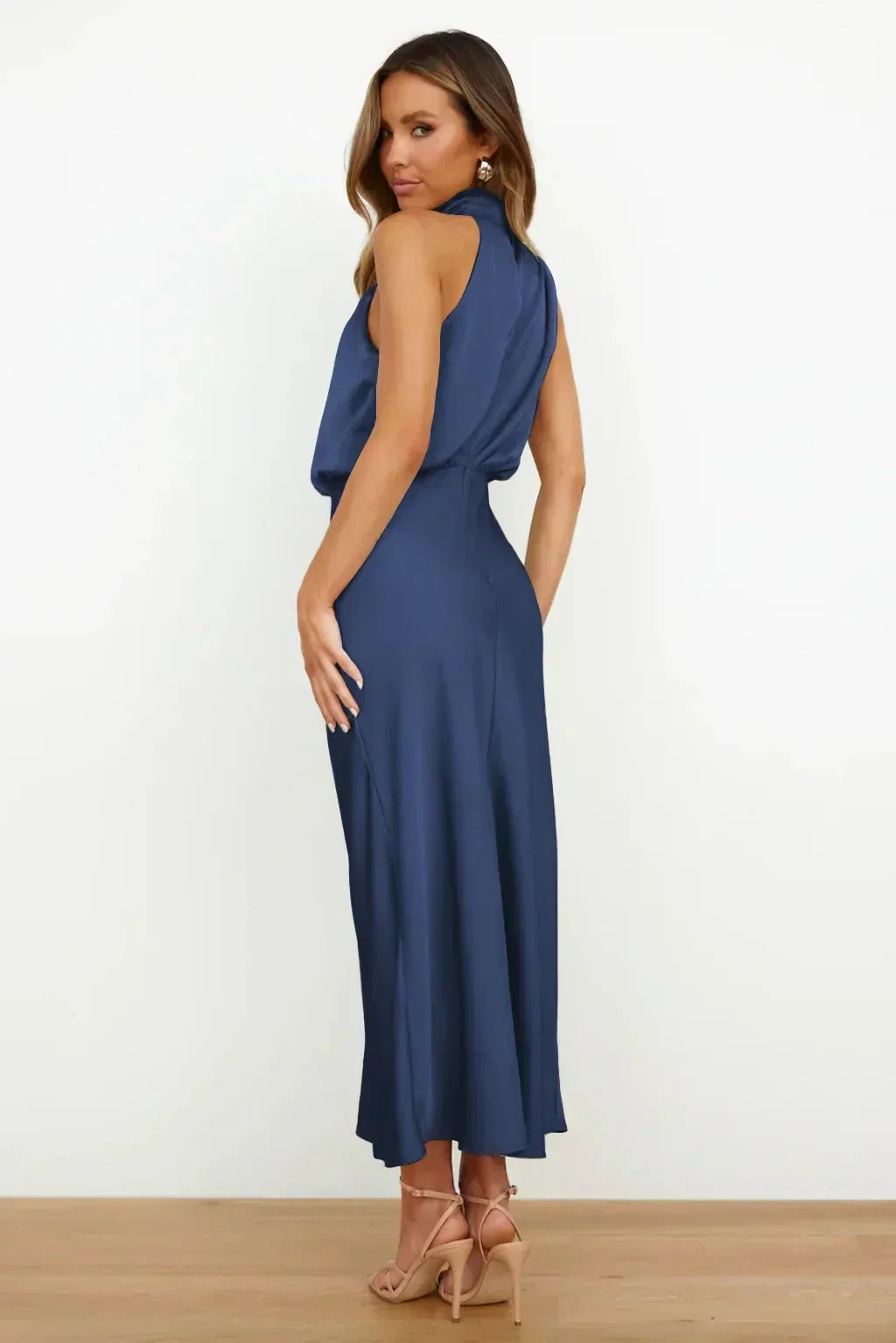 Astra Women's Chic Halter Evening Dress For Summer