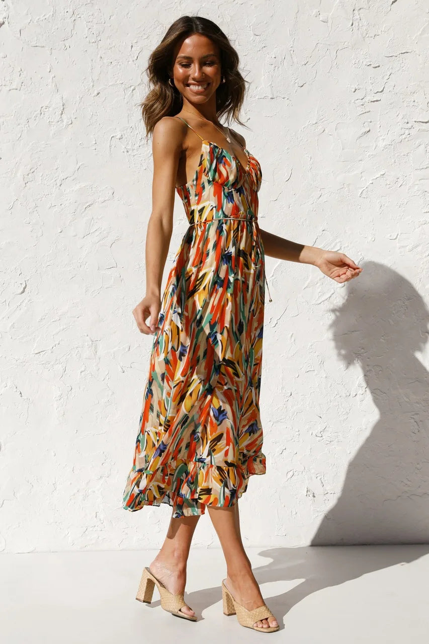 AzureLush Dress For Elegant Everyday Fashion For Women