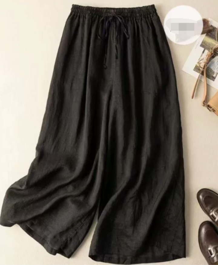 Asteria Relaxed Wide-Leg Pants For Casual Everyday Wear