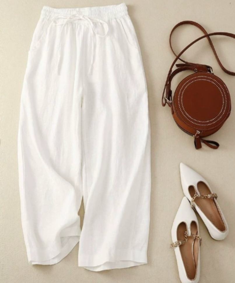 Asteria Relaxed Wide-Leg Pants For Casual Everyday Wear