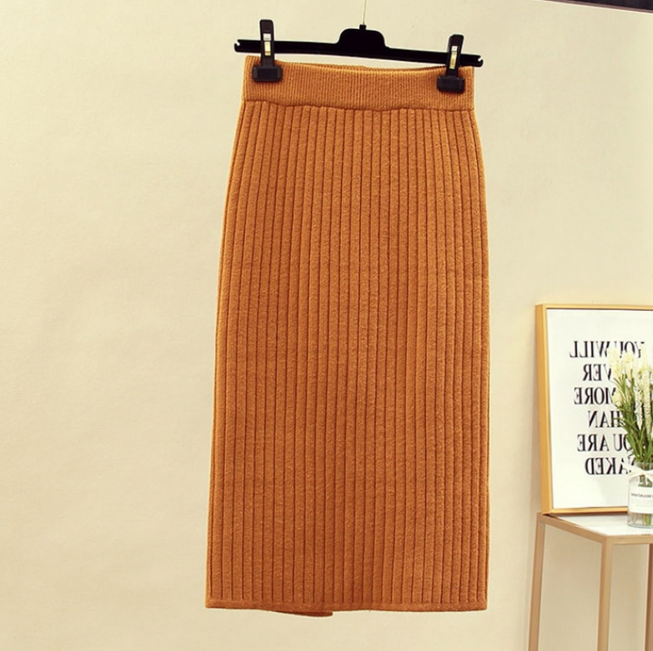 Luna Skirt Warm Comfy and Elegant For Daily Office Wear
