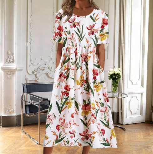 Aurora Bloom Floral Dress for Women Everyday Wear Collection