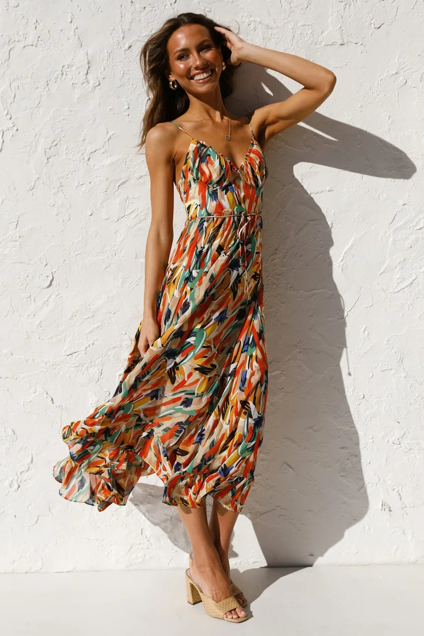 AzureLush Dress For Elegant Everyday Fashion For Women