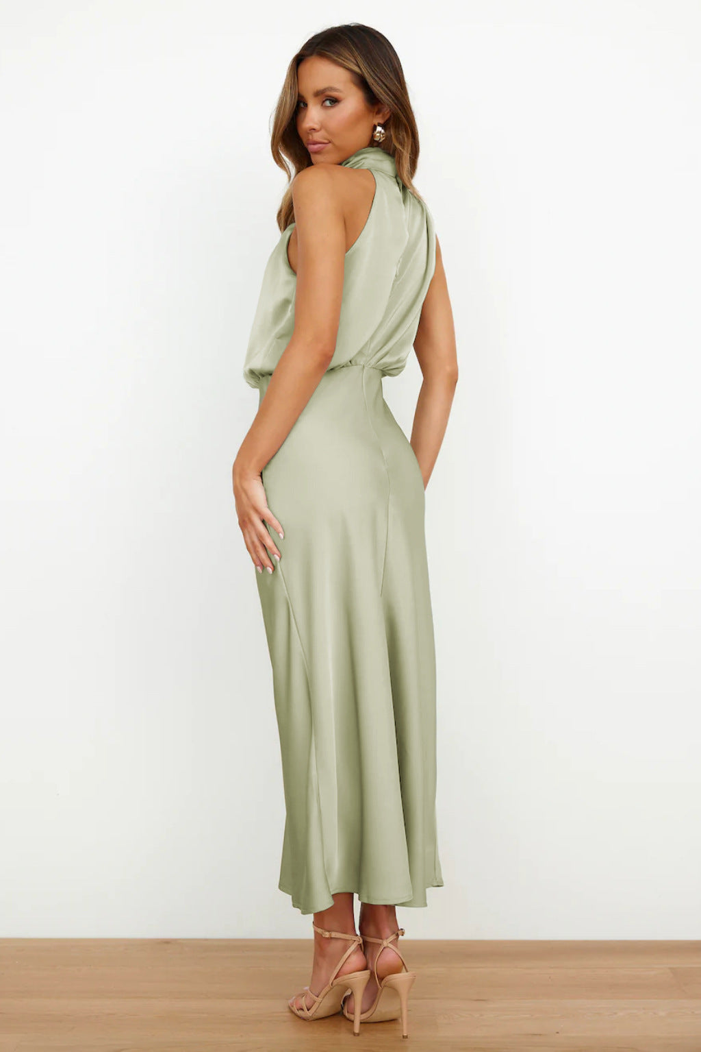 Astra Women's Chic Halter Evening Dress For Summer
