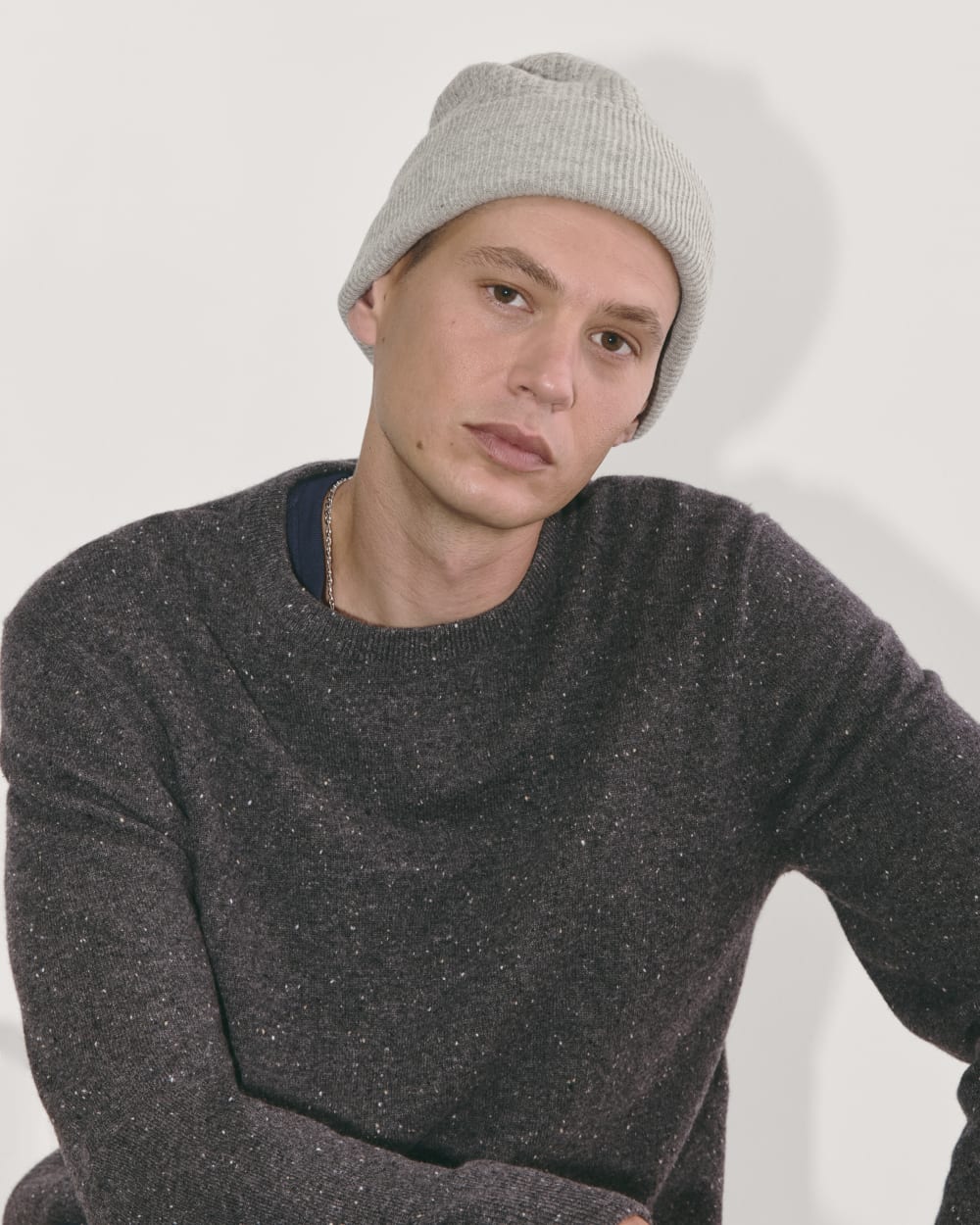 The Waffle Beanie | Heather Grey 2