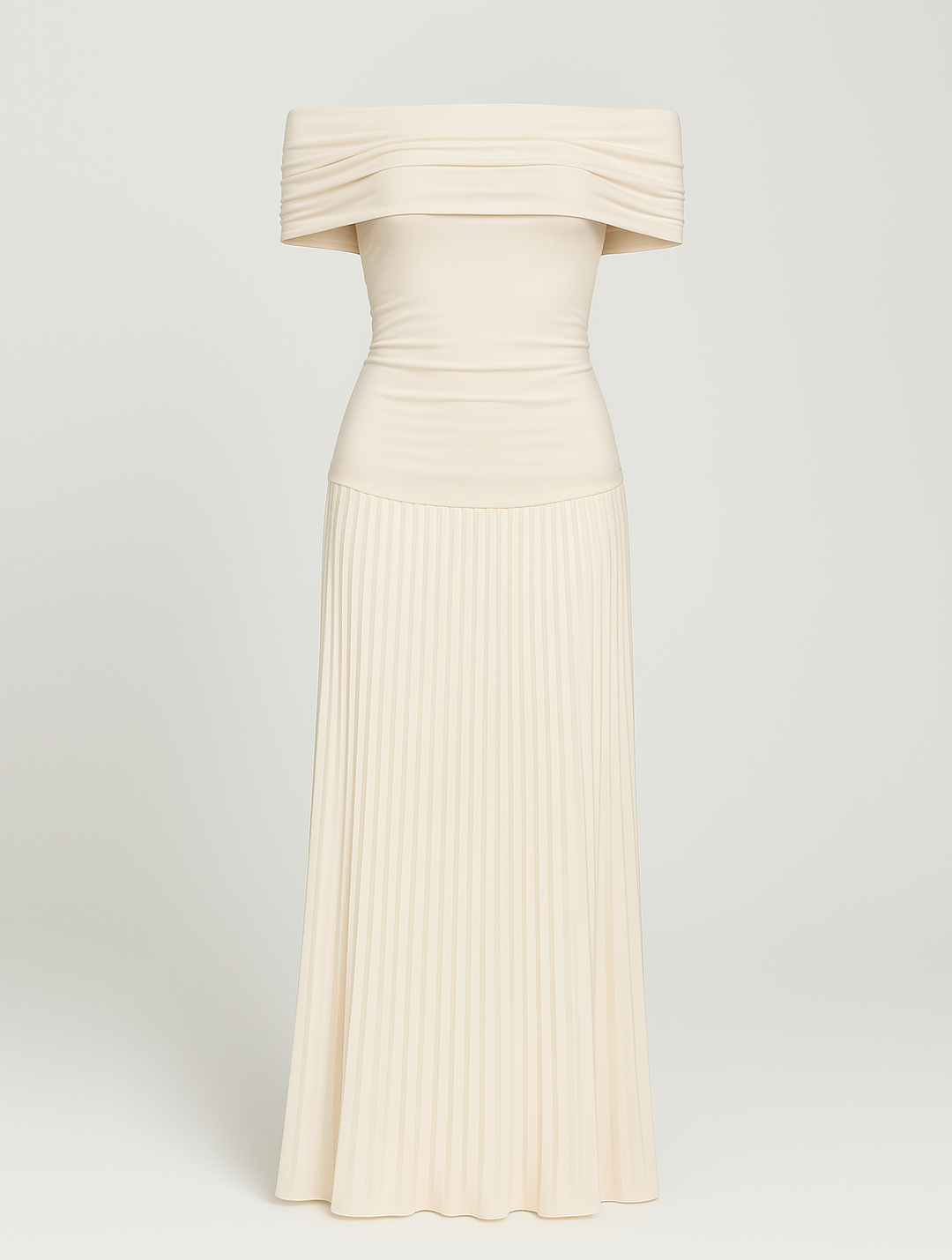 Marseille Women's Wedding Guest Pleated Maxi Dress