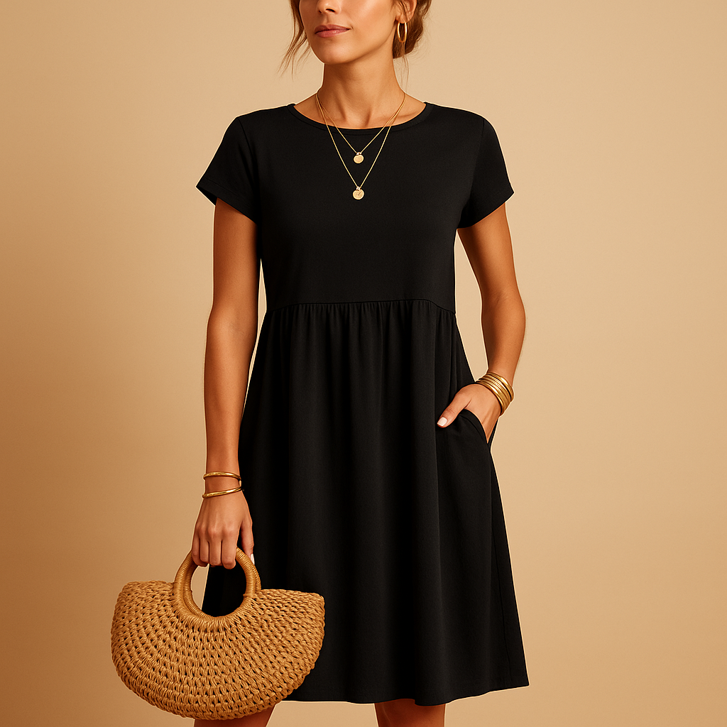 Women's Elegant Midi Summer Dress With Lightweight Comfort And Versatile Fit