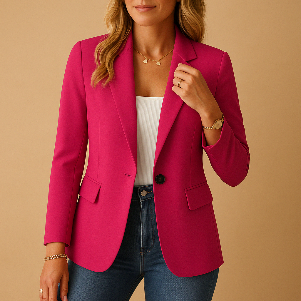 Astra Women's Fitted Tailored Blazer Jacket Style For Women