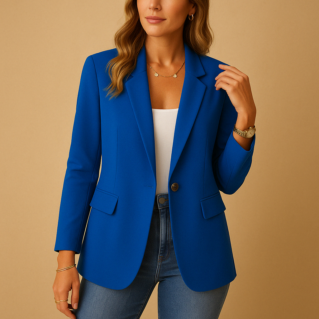 Astra Women's Fitted Tailored Blazer Jacket Style For Women