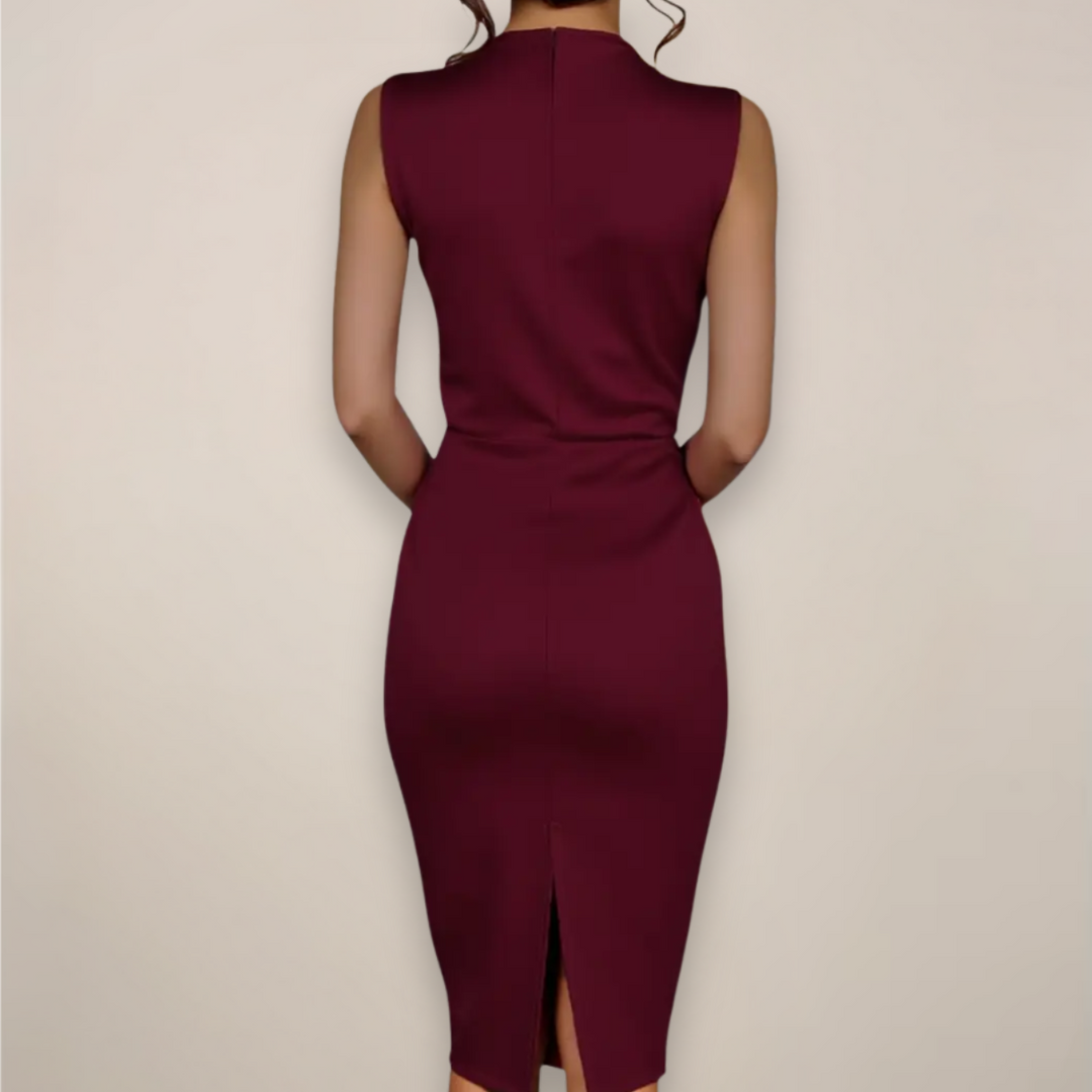 Asteria Women Sleeveless Midi Dress For Summer Events