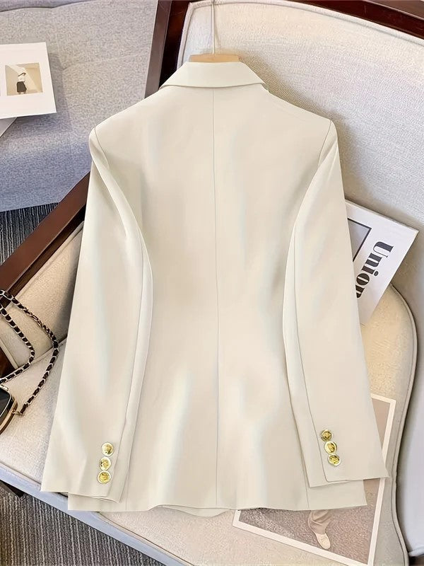 Astra Women's Tailored Double Breasted Blazer Jacket