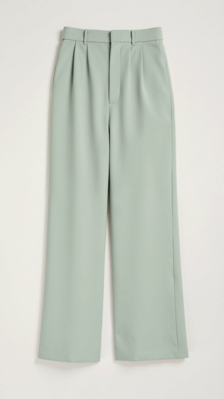 Astra Women's Classic High Waisted Wide Leg Trousers