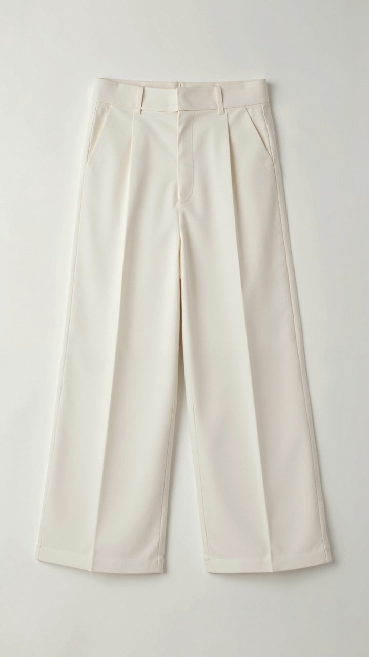 Astra Women's Classic High Waisted Wide Leg Trousers