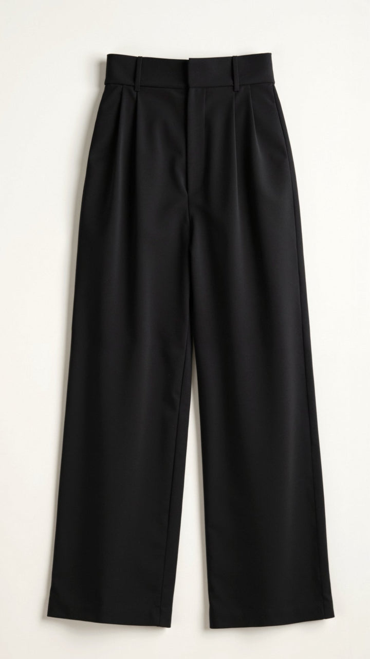 Astra Women's Classic High Waisted Wide Leg Trousers