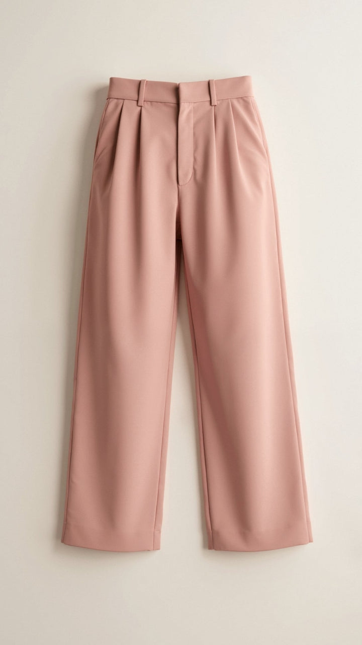 Astra Women's Classic High Waisted Wide Leg Trousers
