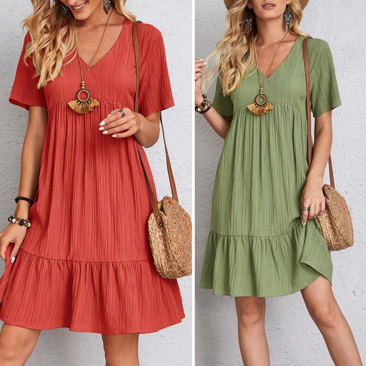 Nova Bloom Elegant Dress With Belly Coverage For Women