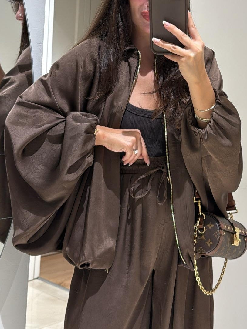 Lyra Lane Jacket And Drawstring Pants Casual Two Piece Set For Everyday Wear