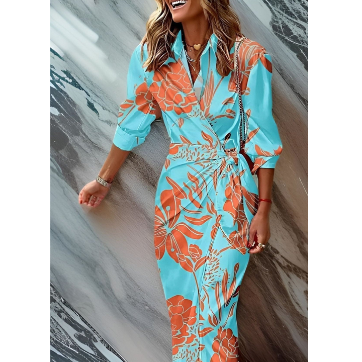 Aurelia Women's Timeless Elegant Wrap Dress Everyday