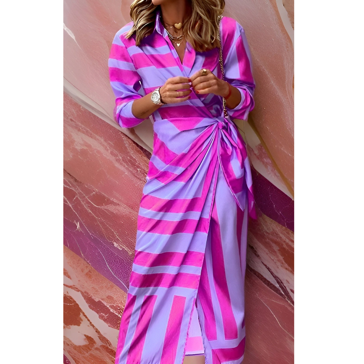Aurelia Women's Timeless Elegant Wrap Dress Everyday