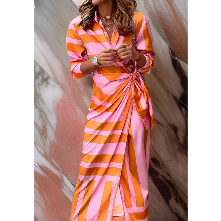 Aurelia Women's Timeless Elegant Wrap Dress Everyday