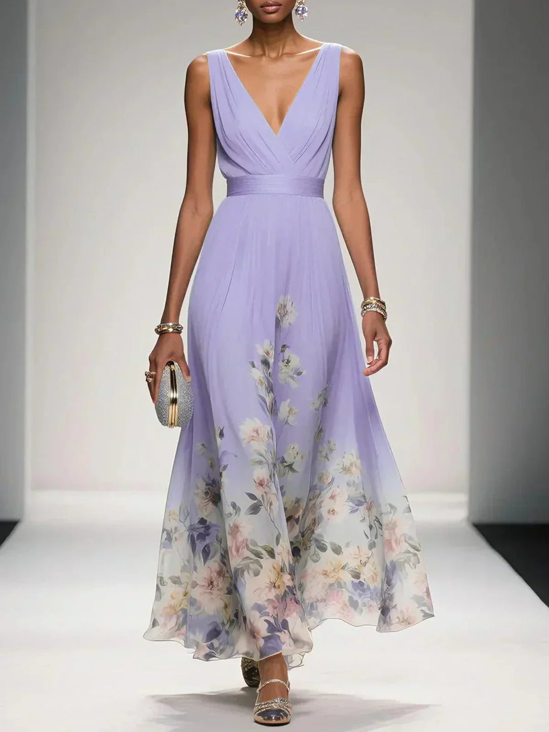 Aurelia Women's Floral Print Wedding Guest Outfit