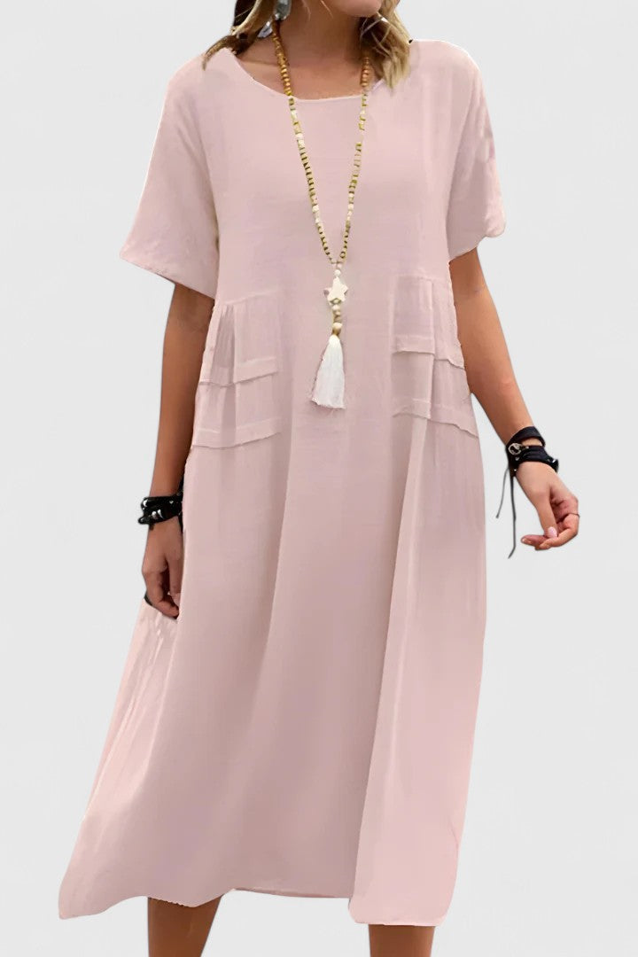 Auroraeon Timeless Silhouette Studio Elegant Midi Dress