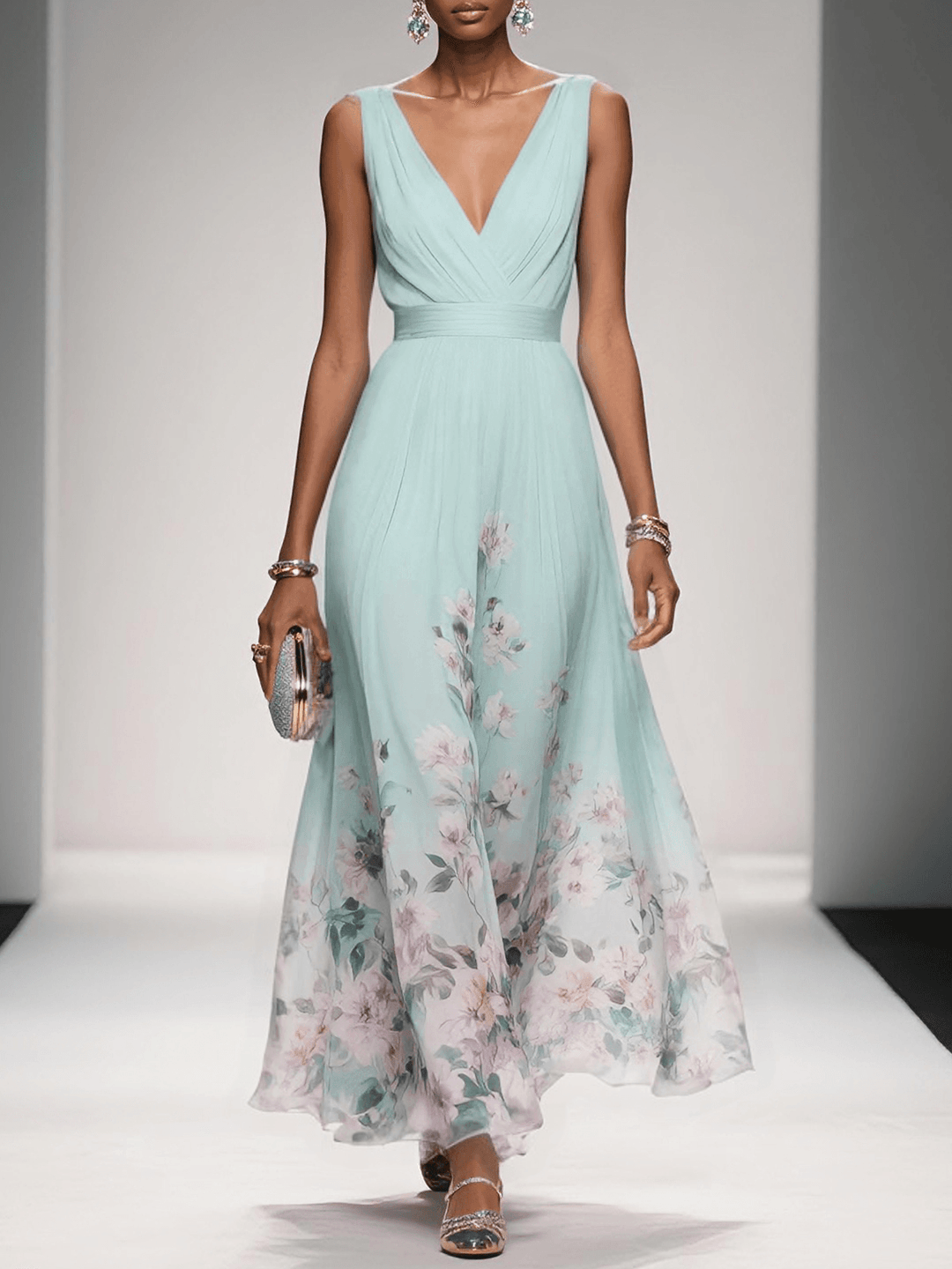 Aurelia Women's Floral Print Wedding Guest Outfit